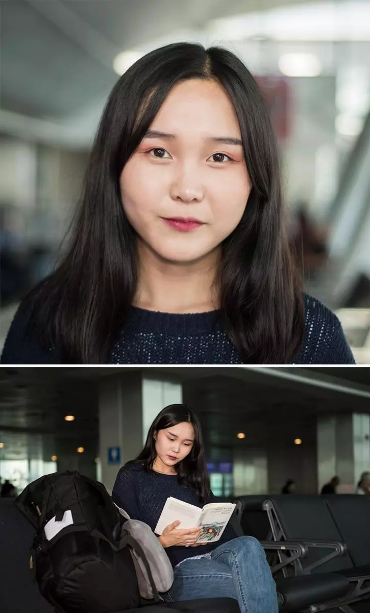 他天天在機場拍攝「各國最獨特的旅客」!一見到「蒙古清新氣質女孩」眾人戀愛:東方臉孔真美❤