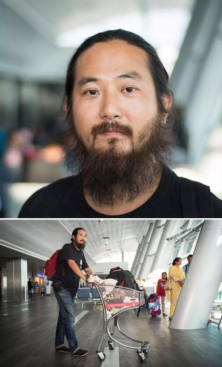 他天天在機場拍攝「各國最獨特的旅客」!一見到「蒙古清新氣質女孩」眾人戀愛:東方臉孔真美❤