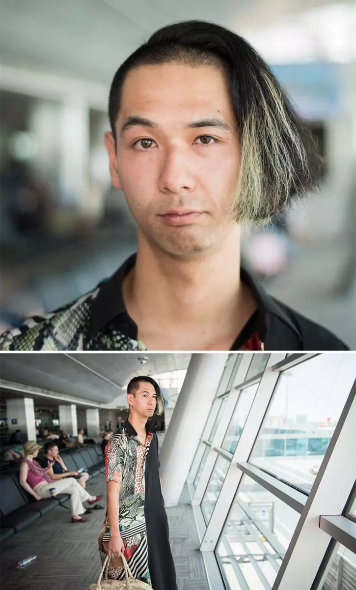 他天天在機場拍攝「各國最獨特的旅客」!一見到「蒙古清新氣質女孩」眾人戀愛:東方臉孔真美❤