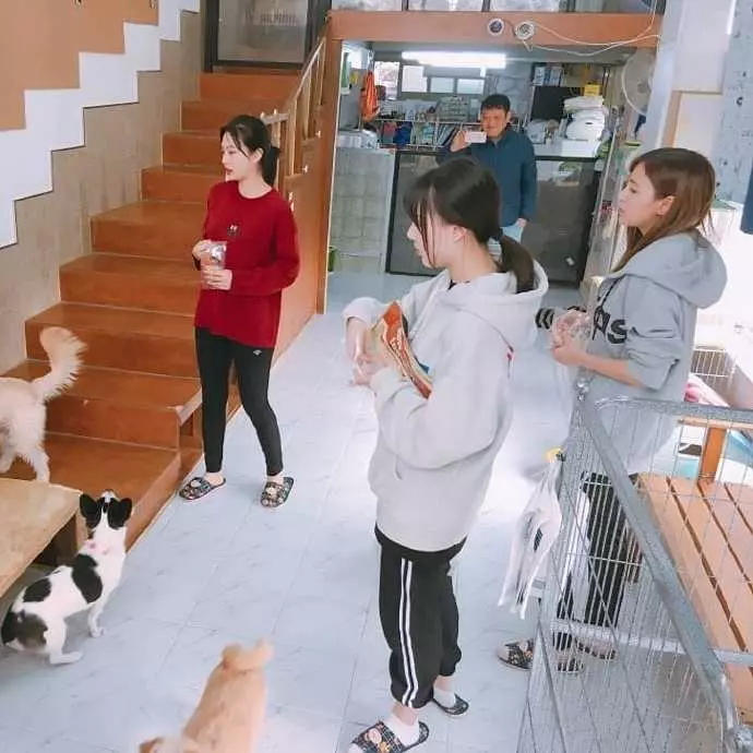 [GFRIEND][分享]181218 人美心善！藝琳與96line親故探訪遺棄犬救助中心花絮公開