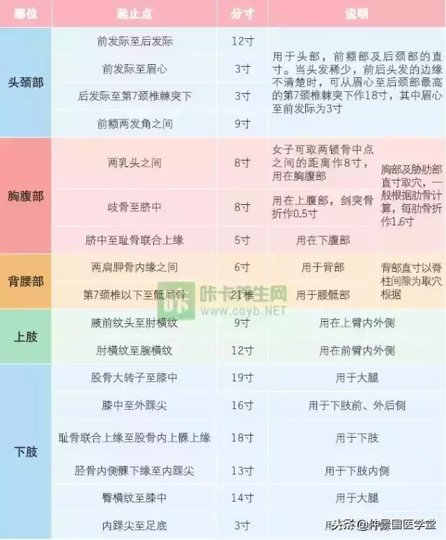 正確快速取穴方法(圖文並茂)