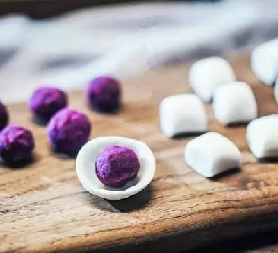 【紫薯水晶湯圓】這個冬至,就和孩子們一起搓湯圓,好吃好看又健康!