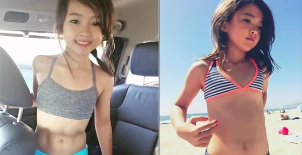 這名才8歲史上最「性感小女孩」的網美大家吵著等她10年,當網友看到媽媽竟爆衝「母親終究是本體啊!」