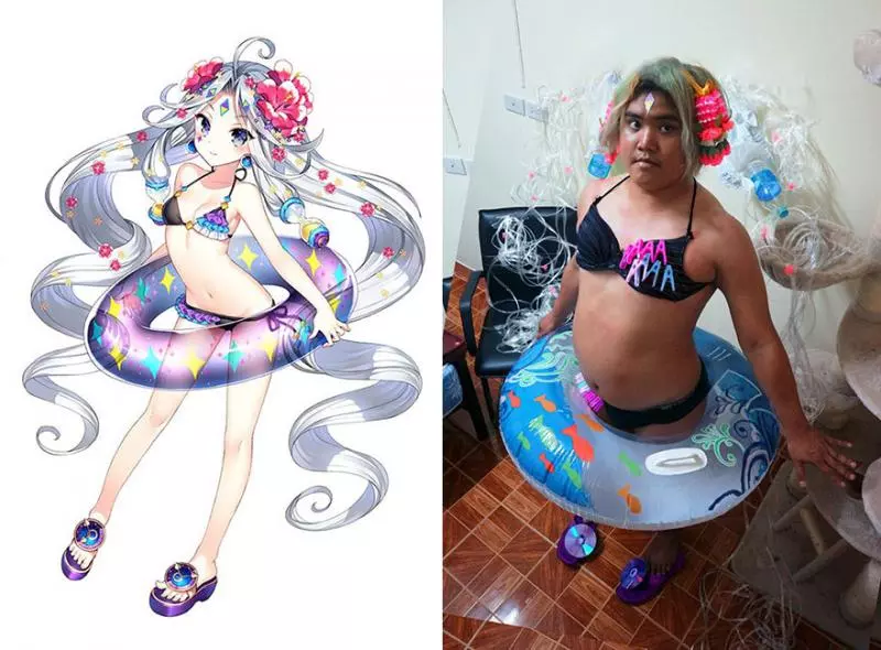 37張家用物品做超低成本Cosplay 看完小美人魚覺得眼睛需要消毒...