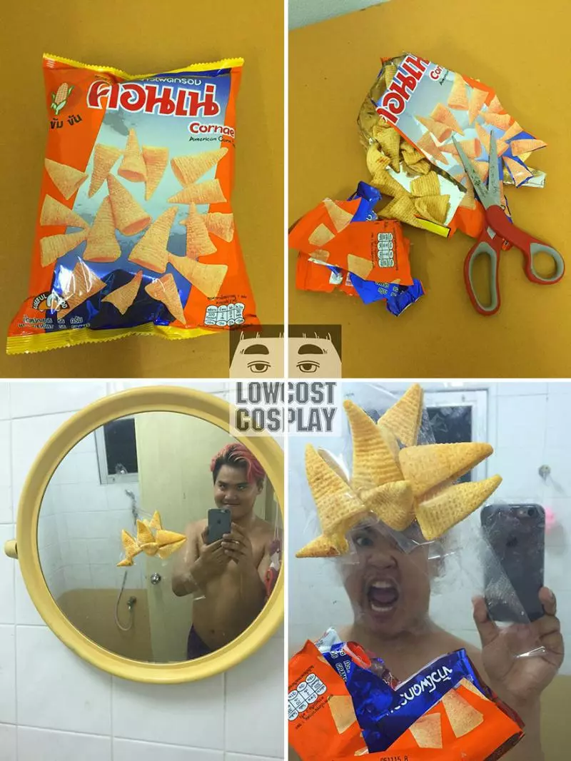 37張家用物品做超低成本Cosplay 看完小美人魚覺得眼睛需要消毒...
