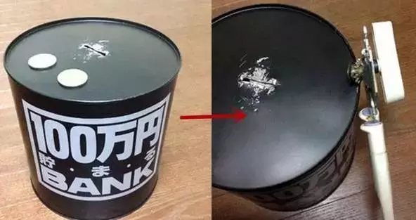 存滿就會有一百萬的存錢筒,存滿後打開卻發現被老闆騙了