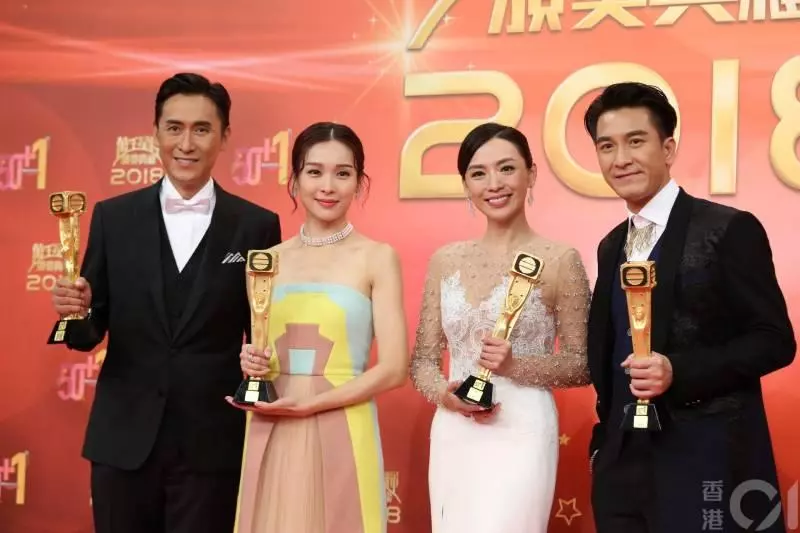 【鏡頭後的藝人真面目】TVB萬千星輝頒獎典禮鏡頭後沒拍到的地方, 原來他們都在台下做這些事!
