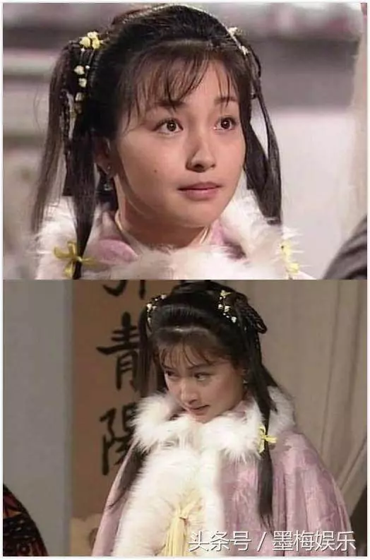 95版郭襄和郭芙同是48歲,一個優雅的自然老去,一個整容到認不出