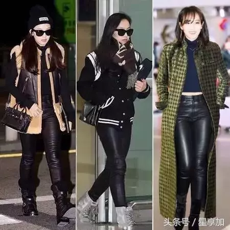 女神們穿上「緊身皮褲」真是慘絕人寰特別是「Angelababy」讓網友驚呼:死都不能給黃曉明看到