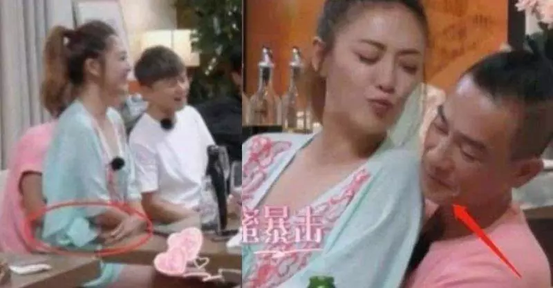 應采兒喝多坐到陳小春的腿上,誰注意到他手放的位置?網友:男人的通病