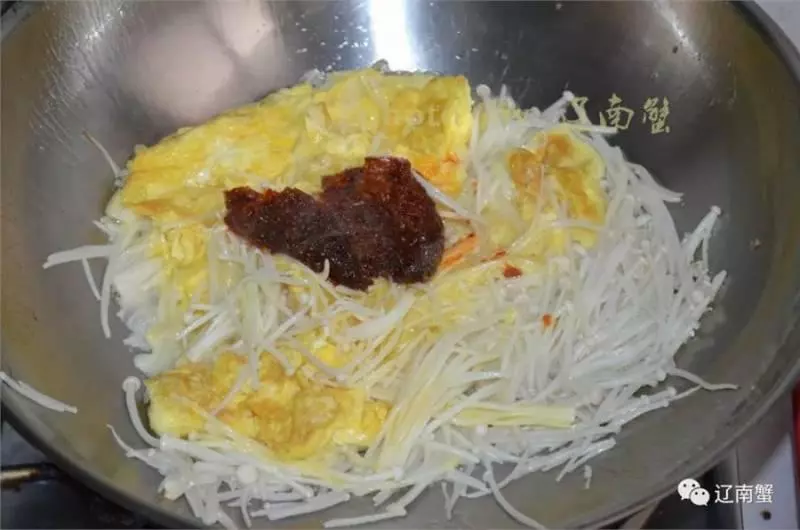 金針菇雞蛋~這個搭配營養互補, 味道也非常美