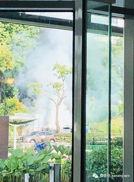 【新加坡】親眼目睹西海岸汽車自燃爆炸! 畫面太驚悚了!