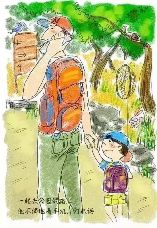 父母經常玩手機對孩子有什麼影響?9幅漫畫告訴你:對孩子性格影響極大!家長們千萬別不當回事