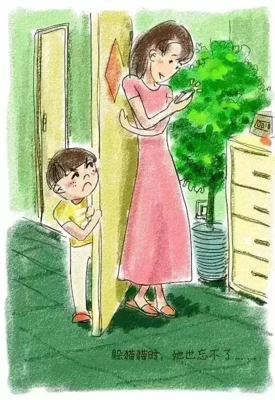 父母經常玩手機對孩子有什麼影響?9幅漫畫告訴你:對孩子性格影響極大!家長們千萬別不當回事