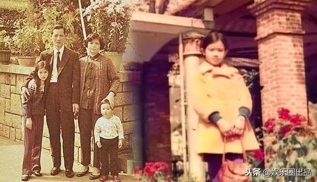 藍潔瑛老照片:童年和父親拍照很壓抑,中學時穿校服清純可愛!
