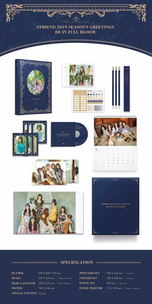 [GFRIEND][分享]181114 GFRIEND台歷配置公開周邊讓buddy瘋狂心動了！