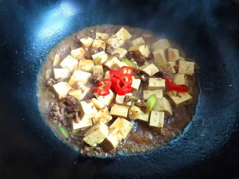 【肉末豆腐】它比麻婆豆腐做法簡單,不用勾芡超下飯