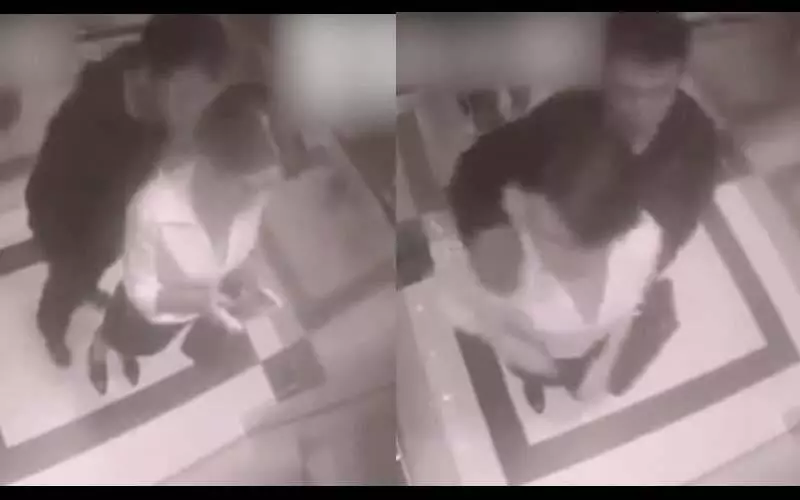 他在電梯里緊貼女子想伸咸豬手,沒想到衰遇拳王女子 網友:三下KO對方,爽