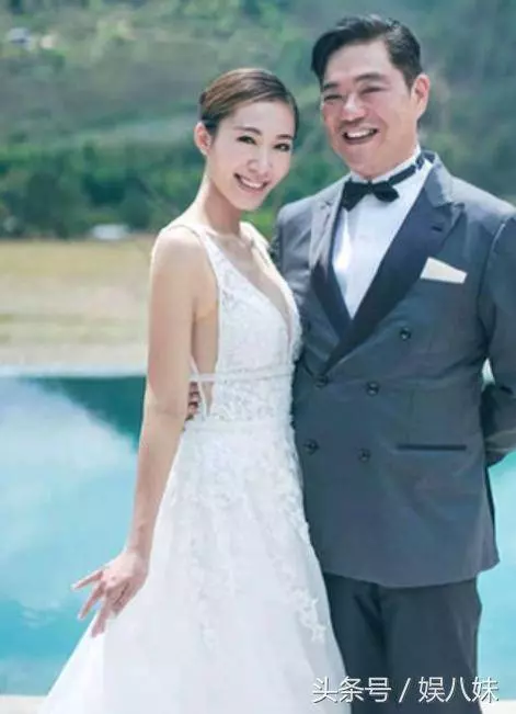 31歲港姐6月奉子成婚嫁豪門,今生下富貴女,56歲老公笑得像爺爺