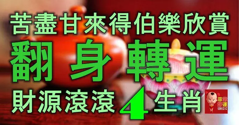 終於苦盡甘來,將得伯樂欣賞,翻身轉運,財源滾滾的4大生肖!