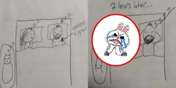 老公問「不睡覺在忙什麼?」,人妻森氣氣畫5格漫畫哭訴!真相讓人哭笑不得