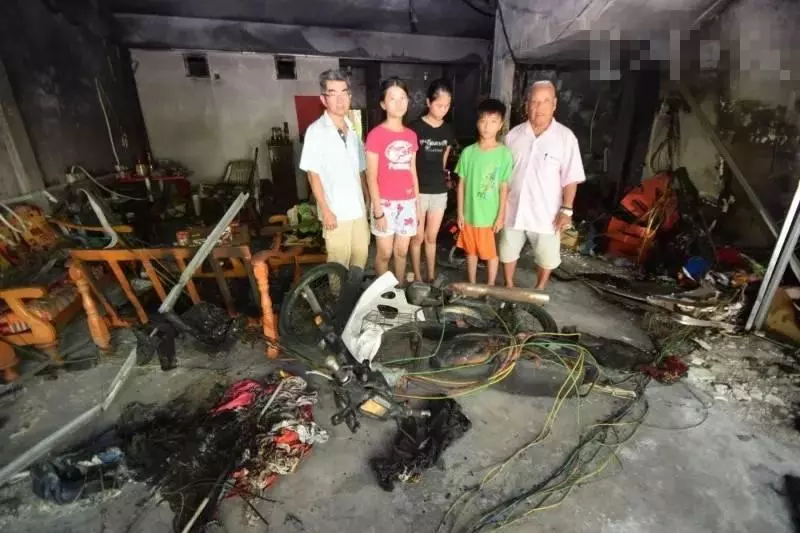 大馬單親媽媽不顧危險,在火海中救出3個孩子,全身燒傷送入醫院!