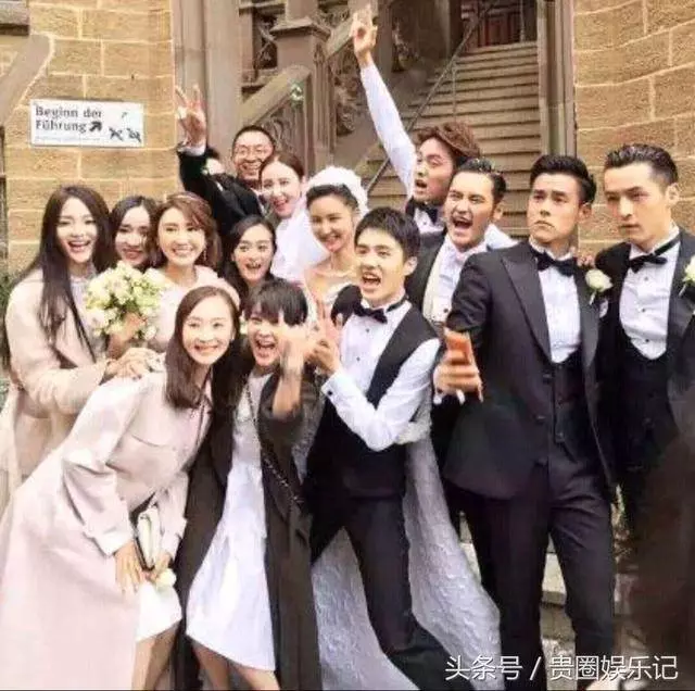 唐嫣羅晉婚禮現場曝光,伴娘郭曉婷伴郎明道等人,胡歌以嘉賓出席