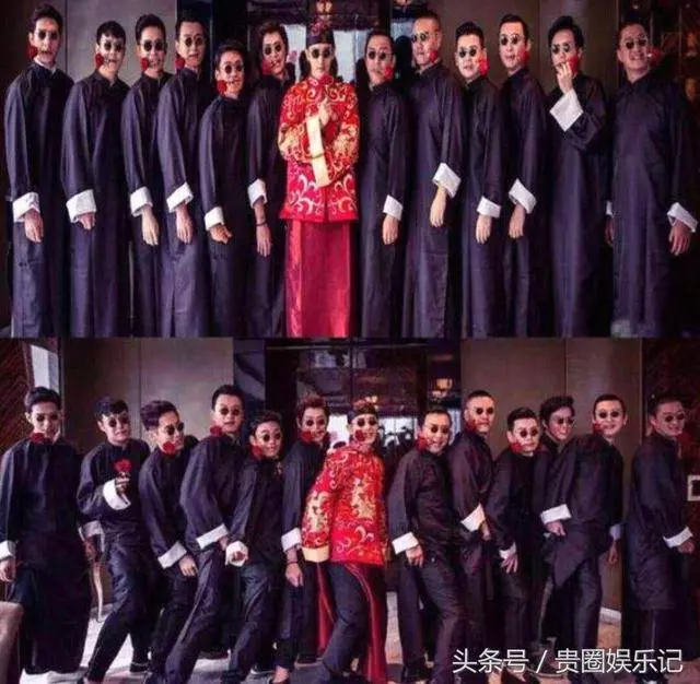 唐嫣羅晉婚禮現場曝光,伴娘郭曉婷伴郎明道等人,胡歌以嘉賓出席