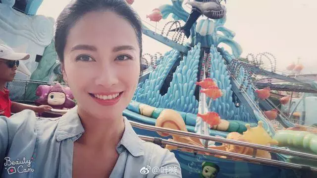 40歲徐子珊近照狀態超好,素顏比葉璇還漂亮,看起來最多二十幾歲