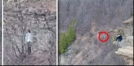 難得見到!男子把登山照放大後,再也不敢一個人去登山了!