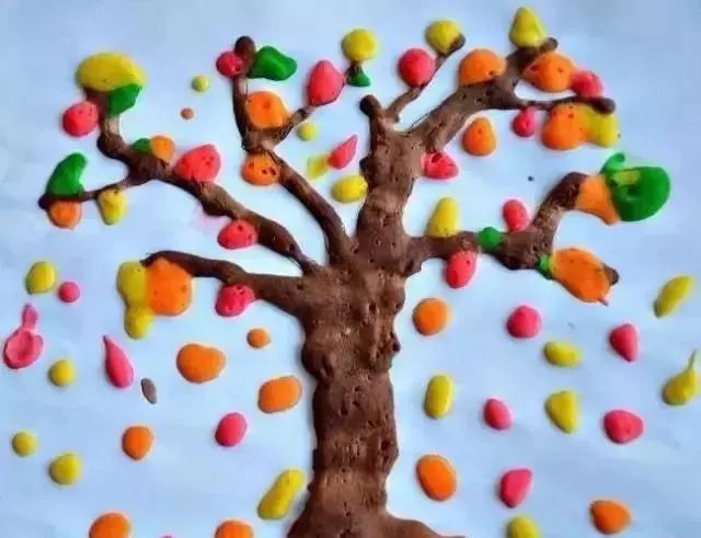 【兒童繪畫】18種不用畫筆的繪畫小創意,幼師必學哦!!!