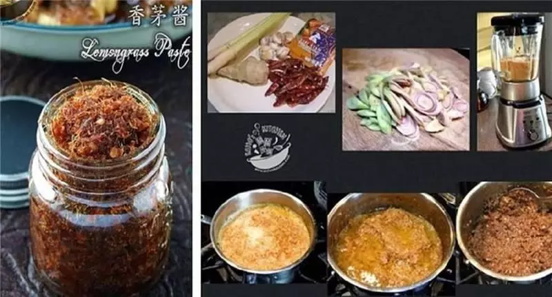 【自家做香茅醬】找到了這個食譜,這香茅醬味道非常棒。可以冷藏1 個月左右。可以用來做多種美味料理
