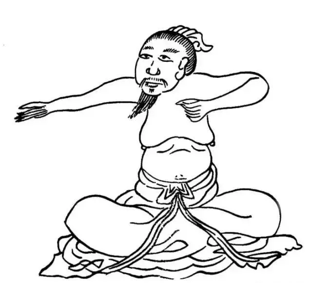 陳希夷二十四氣導引坐功圖勢
