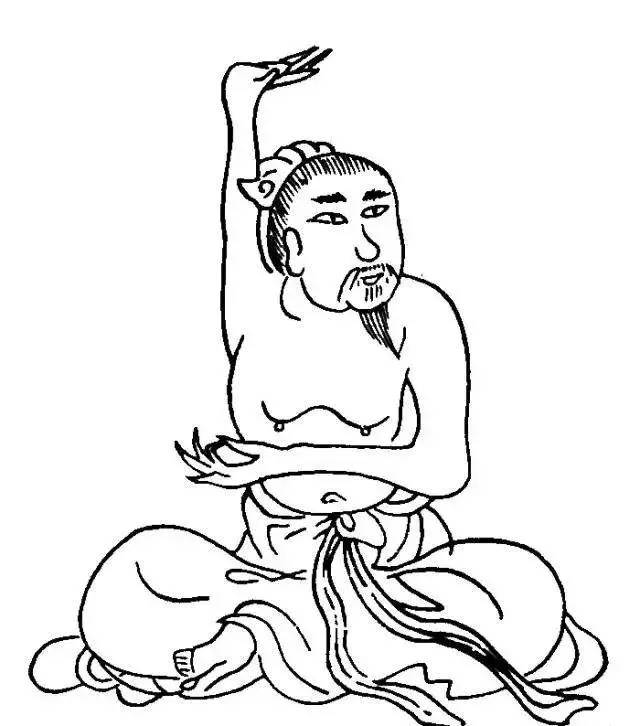 陳希夷二十四氣導引坐功圖勢