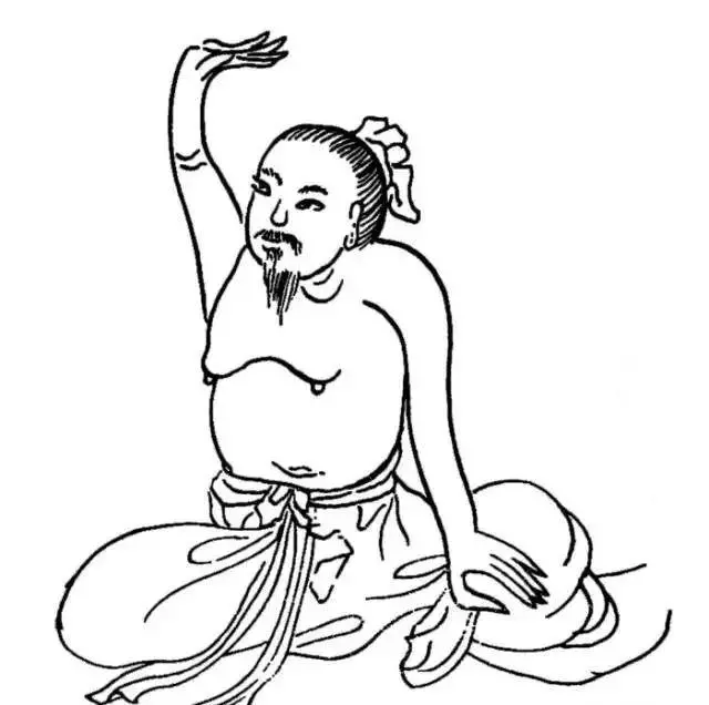 陳希夷二十四氣導引坐功圖勢