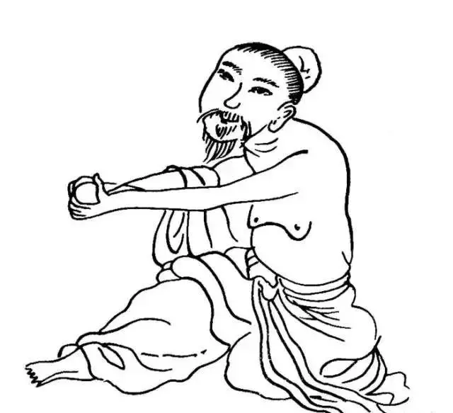 陳希夷二十四氣導引坐功圖勢