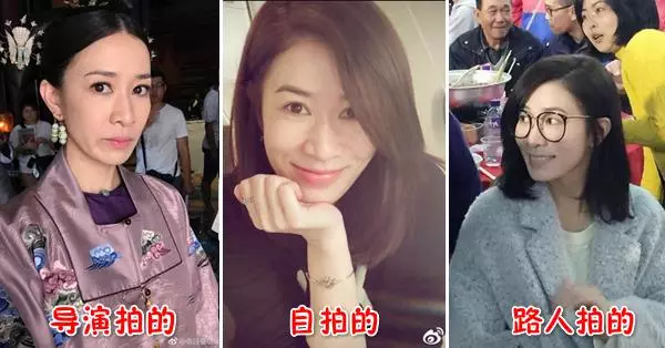 佘詩曼素顏回老家被偶遇,沒想到路人拍的照片瞬間變成這樣,網友:港姐果然不是假的…