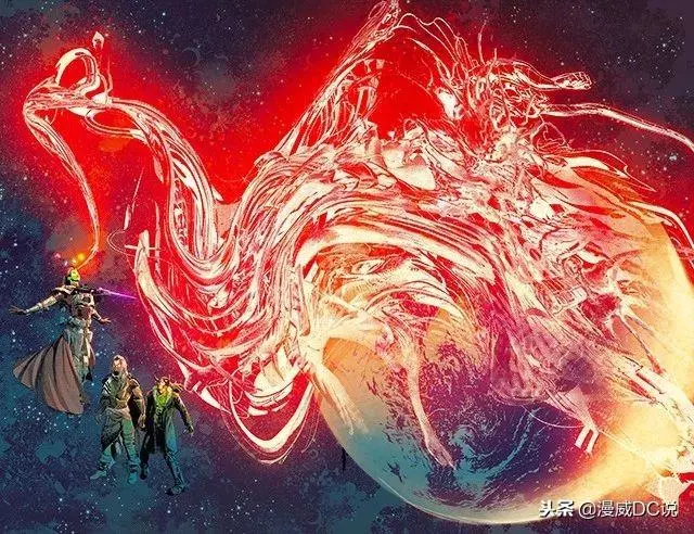 卡魔拉打了一個響指,宇宙中的英雄們集體融合