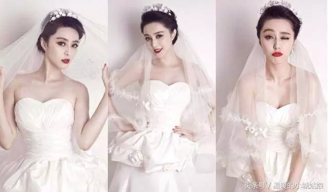 女星穿上婚紗,趙麗穎甜美,張馨予仙氣十足,但都輸給了56歲的"她"!
