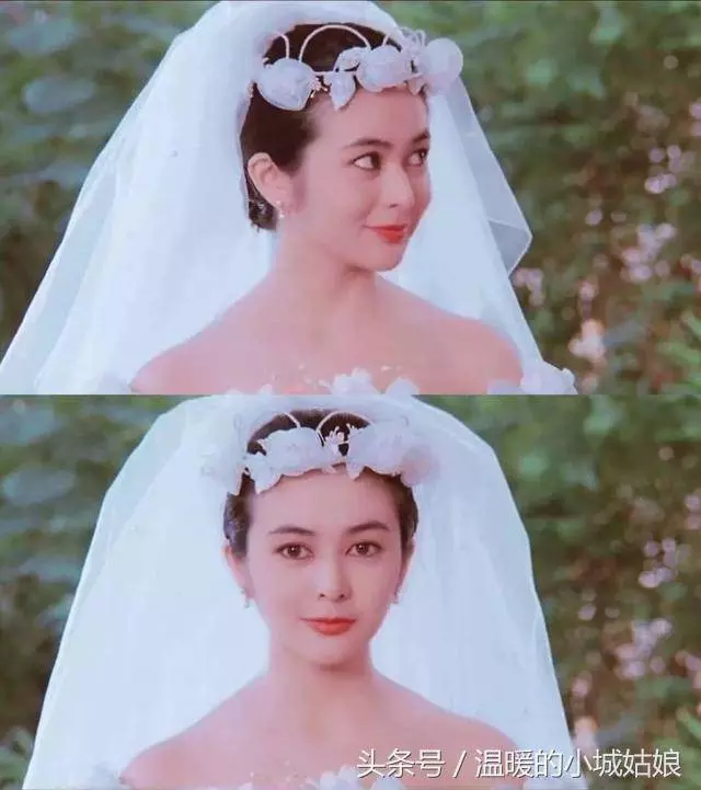 女星穿上婚紗,趙麗穎甜美,張馨予仙氣十足,但都輸給了56歲的"她"!