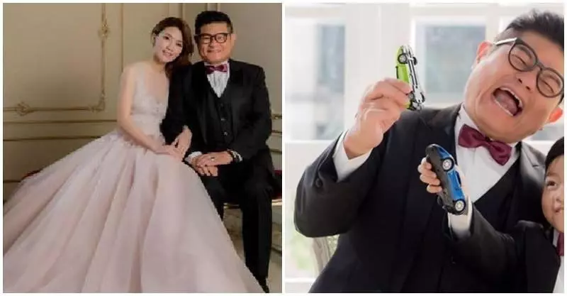 許效舜與二婚的「小24歲嫩妻」一家四口甜蜜拍婚紗 網友看到他4歲兒子長相都忍不住笑了!