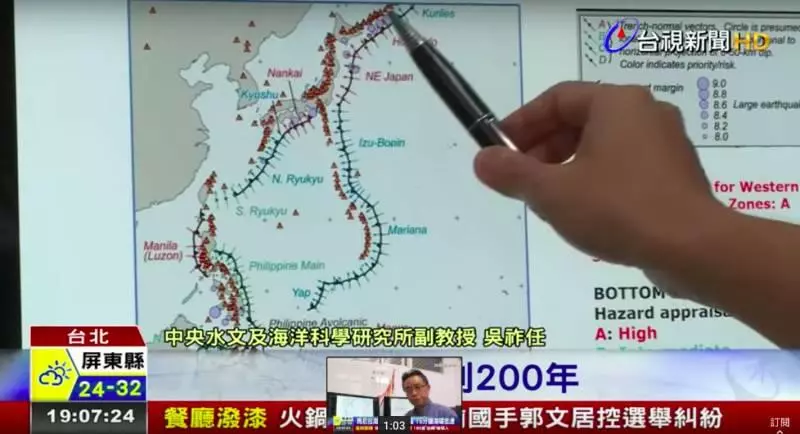 百年地震周期來臨!專家預測「規模8地震」快來了,南台灣恐掀18米高海嘯!