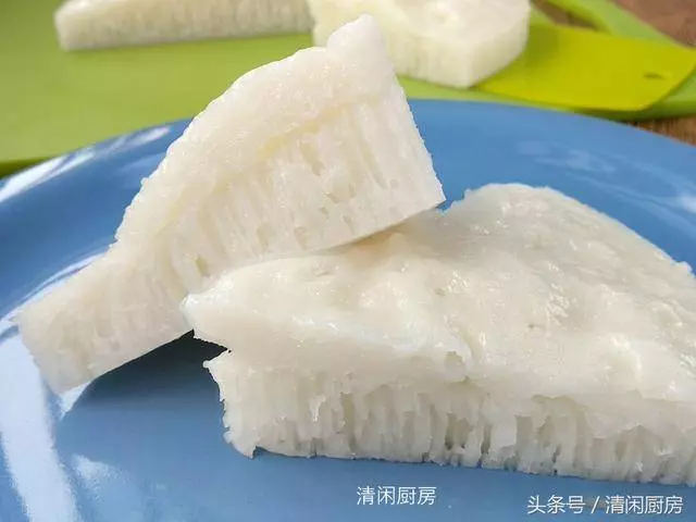 白糖糕的詳細做法,潔白口感軟韌