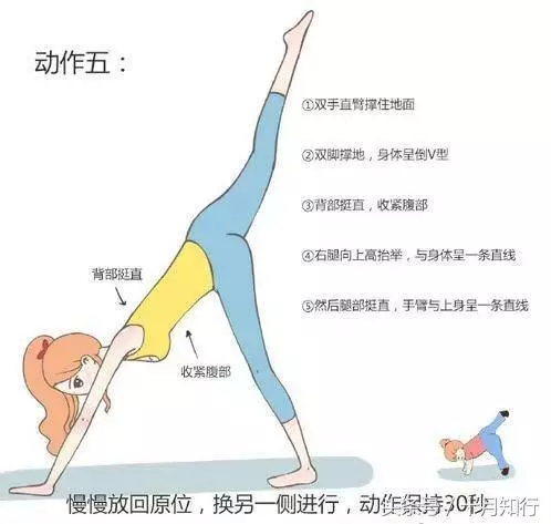 經常做9個拉伸動作,不但可以輔助瘦腿,還會有利於開胯練出一字馬