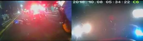 疑撞向摩哆專用道路旁的紅色塑料路錐,導致數名摩哆騎士相撞,造成1死2傷