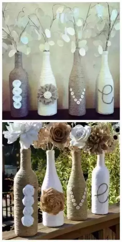 空瓶子花樣百出,滿滿的創意,美爆了!