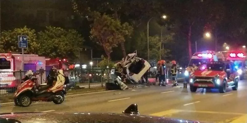 獅城今晨發生死亡車禍 釀一死 司機遭警方逮捕
