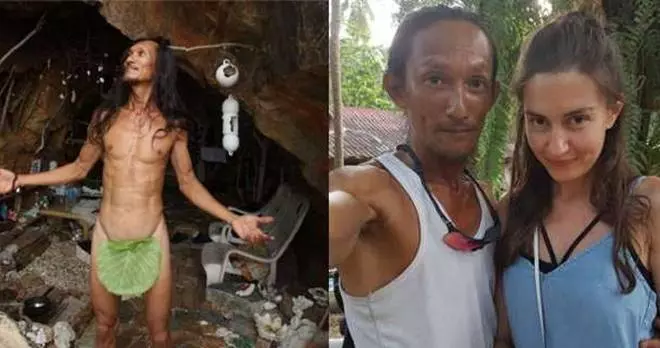 泰國「山洞男」沒錢沒房 女背包客愛到他山洞「作客」