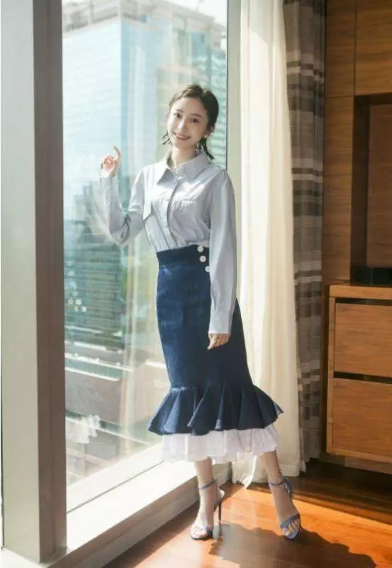延禧攻略的妃子和宮女,現代裝大PK,青蓮陸晚晚真的炒雞好看了