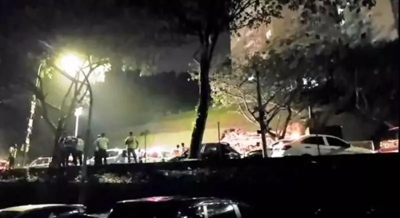 隆市公寓外山坡土崩,幸無人傷亡